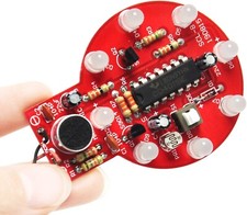 2 Sets DIY Sound and Light Control Delay Night Lamp Kit for Soldering Practice