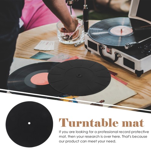 Vinyl Record Mat Turntable Record Player Silicone Mat Anti-static Turntable - Picture 10 of 12
