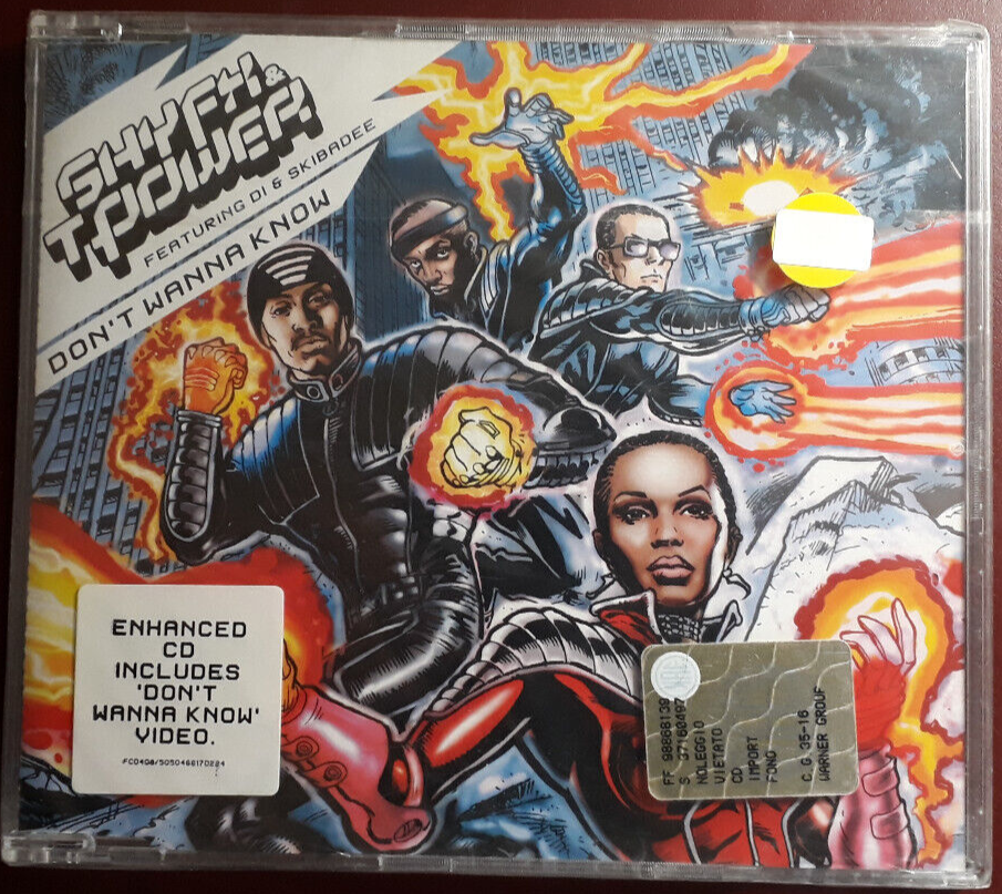SHY FX T POWER FT DI & SKIBADEE-DON'T WANNA KNOW 2PZ+VIDEO*CDS BRAND NEW SEALED