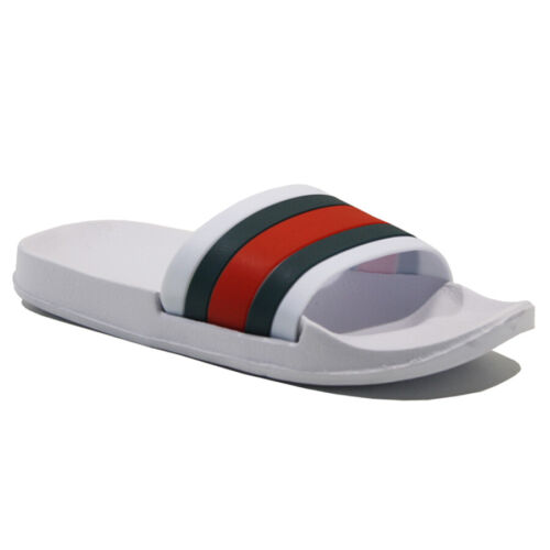 MENS NEW SUMMER FLIP FLOPS SLIDERS SHOWER BEACH GYM MULES POOL SLIP ON SANDALS - Picture 4 of 15