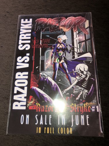 RAZOR UNCUT GOTHIC TEARS LONDON NIGHT #14 EVERETTE HARTSOES - Picture 2 of 2