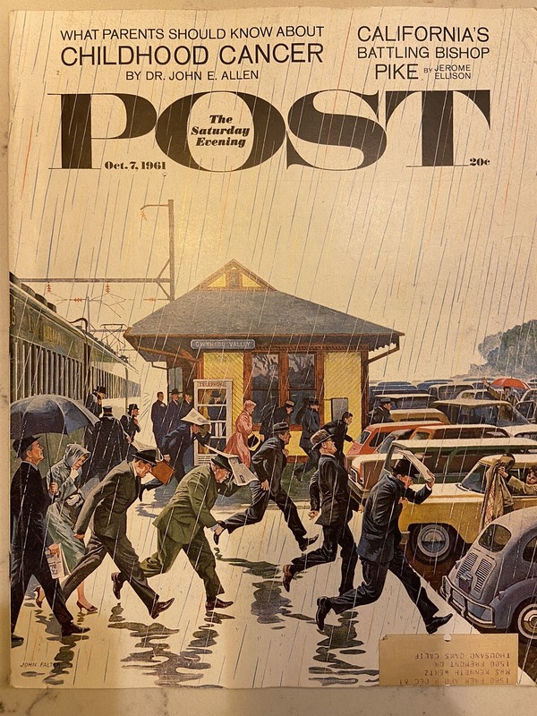 Saturday Evening Post October 7 1961: Childhood Cancer, Horse Racing, C. Stengel