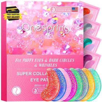 Under Eye Patches (24 Pairs) - Eye Gel Pads for Wrinkles, Puffy Eyes, Dark Circl