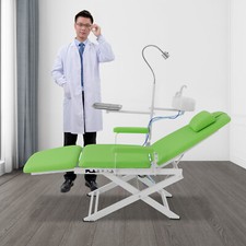 Freestanding Portable Folding Mobile Chair Dental Chair w/ Backrest 150kg/330lbs