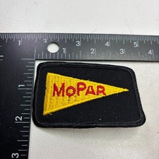 Vintage c 1980s MOPAR CHRYSLER MOTOR PARTS PENNANT Patch (Car Auto Related) 00ar