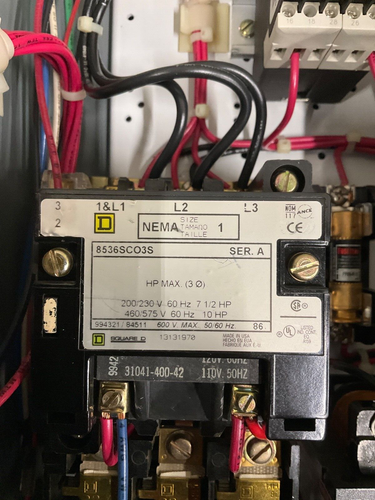 Square D 8539SCA52V81CFF4 P1P2R44TX11 AC Combination Motor Starter 7A Type 12/3R - Picture 6 of 8