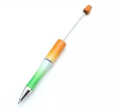 5 pc. Orange gre Plastic Beadable Gradient Ombre Pen for DIY 1208570g45 Bead Pen
