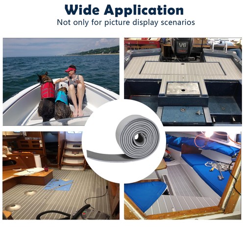 Boat Flooring Mat EVA Foam Marine Teak Decking Border Stripes for Yacht Pontoon - Picture 49 of 65