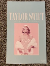 Taylor Swift Eras Tour City Poster Only - Chicago - Authentic