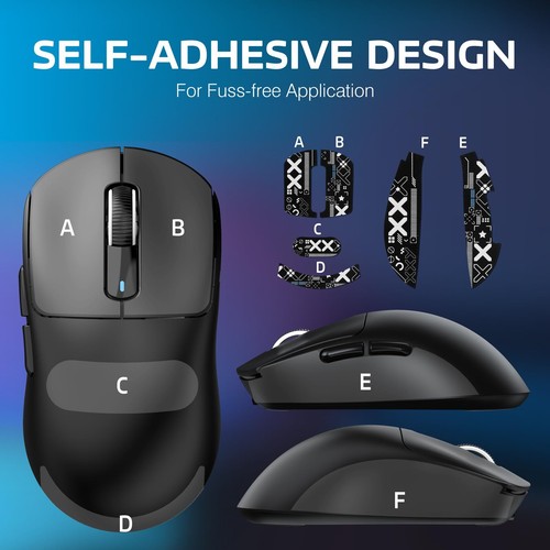 Mouse da gioco leggero wireless 26000 DPI 3 modalità con mouse antiscivolo per PC - Foto 19 di 70