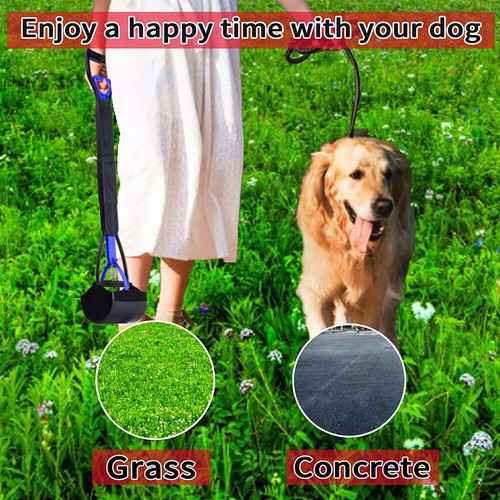 New Pet Dog Pooper Scooper Non-Breakable with Handle Poop Scooper Waste Pick Up - Picture 10 of 13