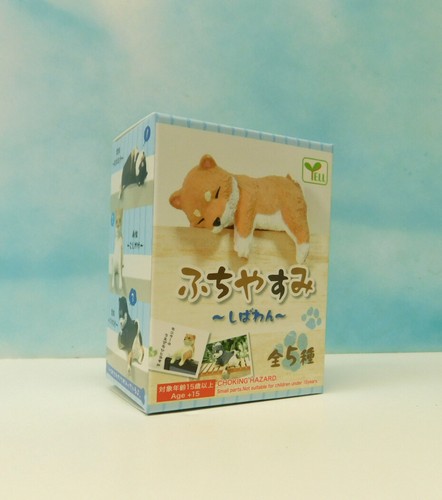 BC USA Siba Inu Relaxing Plastic Dog Figurine Relaxing Laying down Black/tan/Wh. - Picture 4 of 5