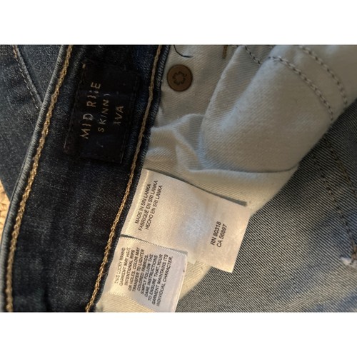 Lucky Brand Los Angeles Women's Mid Rise Skinny Jeans Size 8/29 Dark Wash - Picture 7 of 7