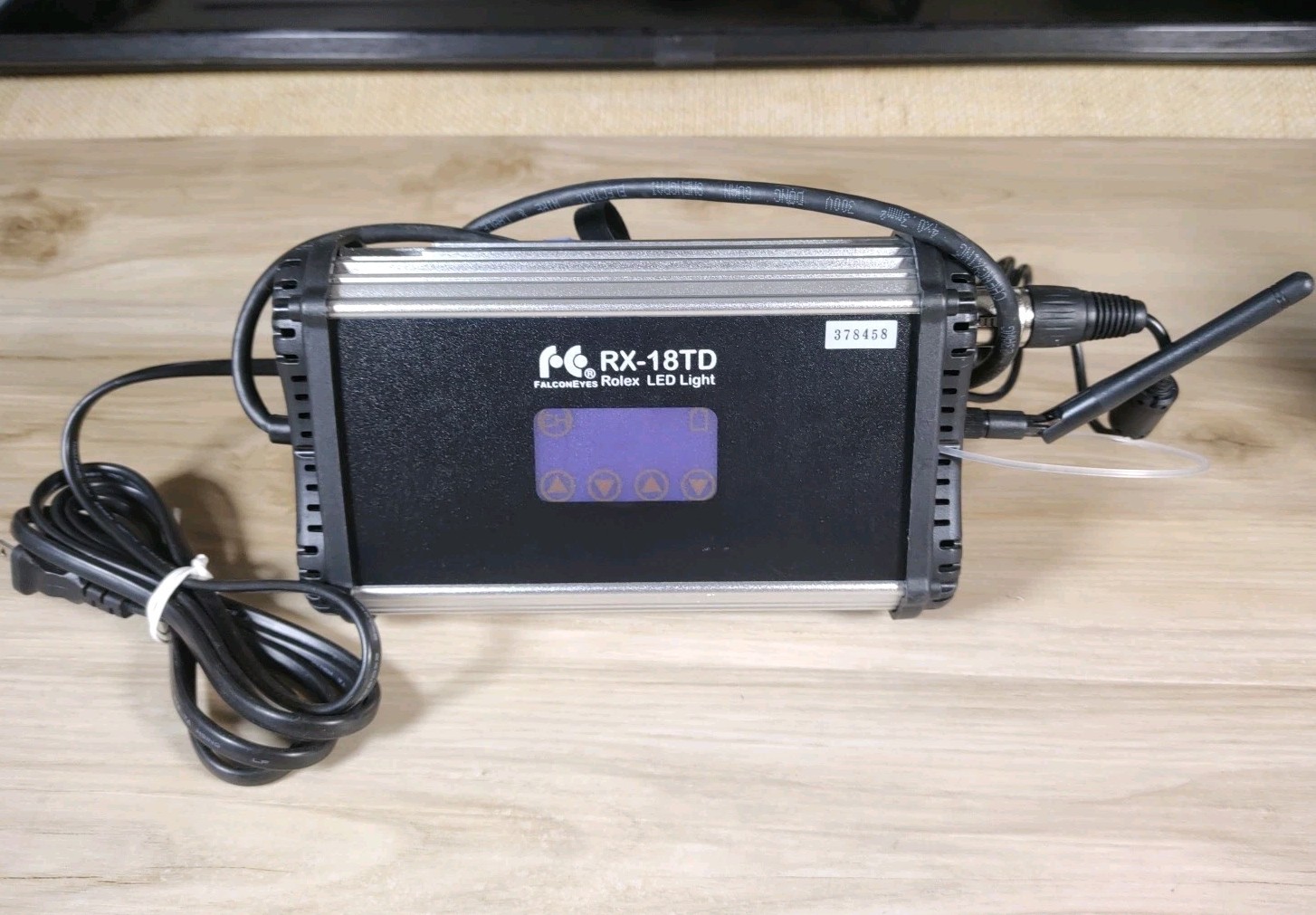 Falcon Eyes Rolex RX-18TD Control Box + Power Supply XLR 4-Pin *EXCL* ✅