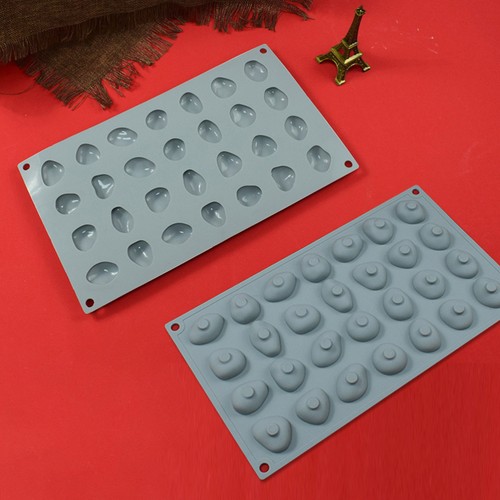 Molde de guijarros para fondant silicona chocolate moldes para galletas - Imagen 8 de 12