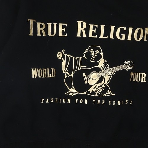 Sudadera pulóver True Religion 2XS negra para mujer - Imagen 5 de 12