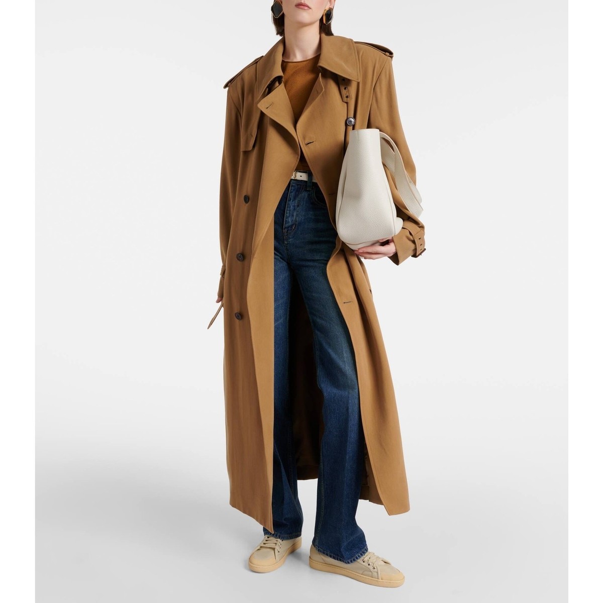 NEW Saint Laurent Court Classic SL/39 Beige Coffee Canvas High-Top Sneakers Luxe Saint Laurent Court Classic SL/39 canvas sneakers Saint Laurent main image 2