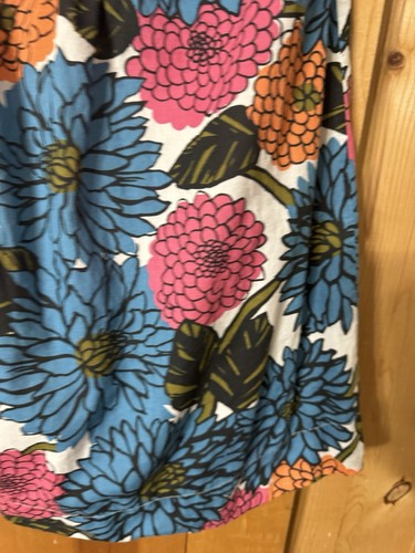 MINI BODEN Girls Blue Pink Floral Beaded Lined Cotton Dress 11/12 - Picture 9 of 15