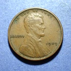 1909-VDB Lincoln cent  XF