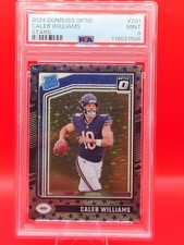2024 Panini Donruss Optic Rated Rookie Caleb Williams #201 Stars (RC) PSA 9 SSP