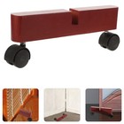 Raumteiler, Holzständer, Sichtschutzhalter, Bildschirmpaneelfüße mit Rollen,