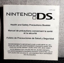 Nintendo DS Health and Safety Precautions Booklet - Manual Only - Nintendo DS