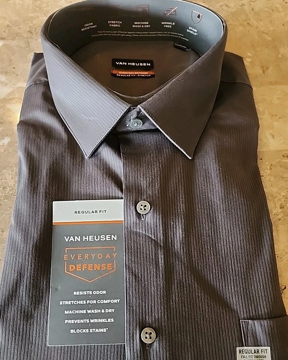 Van Heusen Regular Fit Dress Shirts for Men for Sale - eBay
