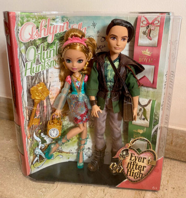 Ever After High Ashlynn Ella und Hunter Huntsman Puppen Neu