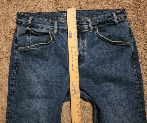 Jeans Tecovas Para Hombre 36x32 Denim Resistente Estándar Vaquero Western Rodeo Lavado Mediano - Imagen 11 de 14