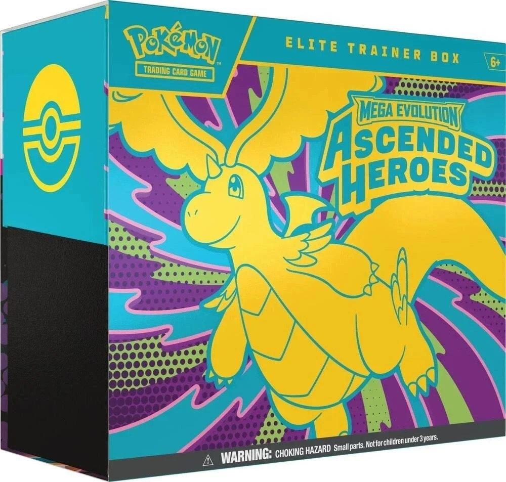 pokemon trading card game mega evolution elite trainer box Pokemon Mega Evolution Ascended Heroes Elite Trainer Box Sealed New