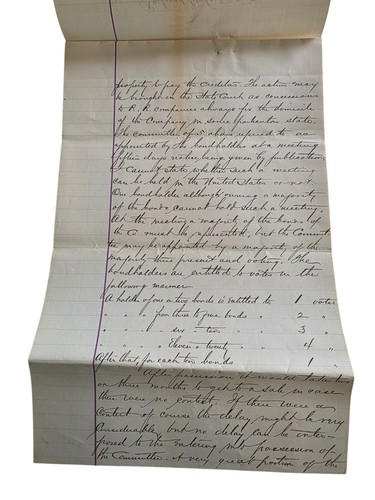 RARE 1881 Pair of RAILROAD MORTGAGES IN MEXICO Letters {2 Diff. Letters} Scarce - Bild 2 von 7