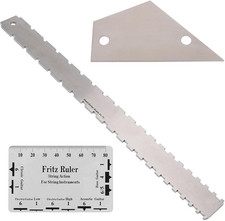 Designed Guitar Neck Notched Straight Edge Guitar Bass Fret Leveling Ruler Fret