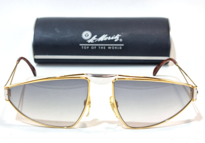 St.Moritz 5018 402 Vintage Unisex Sonnenbrille/sunglasses/Case/ made in Germany