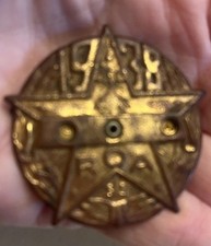Vintage Radio Orphan Annie 1938 Decoder Badge No Pin Secret Society