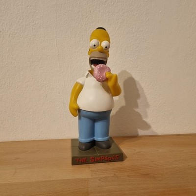 Homer Simpson 26cm Wackelkopf Bobblehead Eating Donut The Simpsons 1999