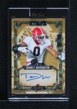 2023 Wild 5 Card Draw Crystal Holo Foil - Gold 1/1 Darnell Washington Auto b9e