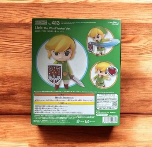 Nendoroid 413 The Legend of Zelda action Figure tact HD Link The Wind Waker Ver. - Imagen 2 de 2