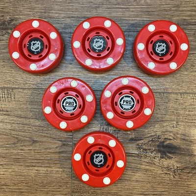 Franklin Sports Pro Commander Roller Hockey Pucks 6 Pack Outdoor Play