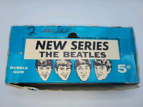 1964 Topps Beatles Tarjetas Coleccionables Caja de Exhibición Serie 2 Versión Azul ¡Hallazgo Raro! - Imagen 7 de 18