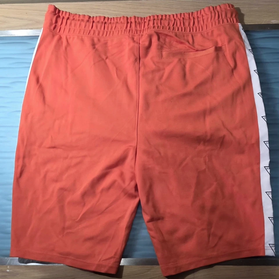 Nuevos pantalones cortos GUESS Tape naranja, talla grande para hombre Foto 4 de 4