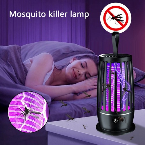 Lámpara Asesina de Mosquitos con Luz UV Eléctrica Recargable Insectos Zapper Mosca Trampa para Insectos - Imagen 3 de 21