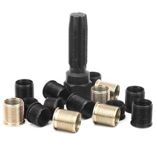 M14x1.25 Thread Repair Tool Screw Tap Carbon Steel Rethread Kit Set Durable K