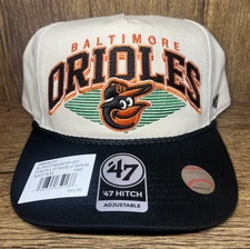 NEW '47 Hitch Baltimore Orioles MLB Adjustable Rope '47 Hitch Snapback Hat