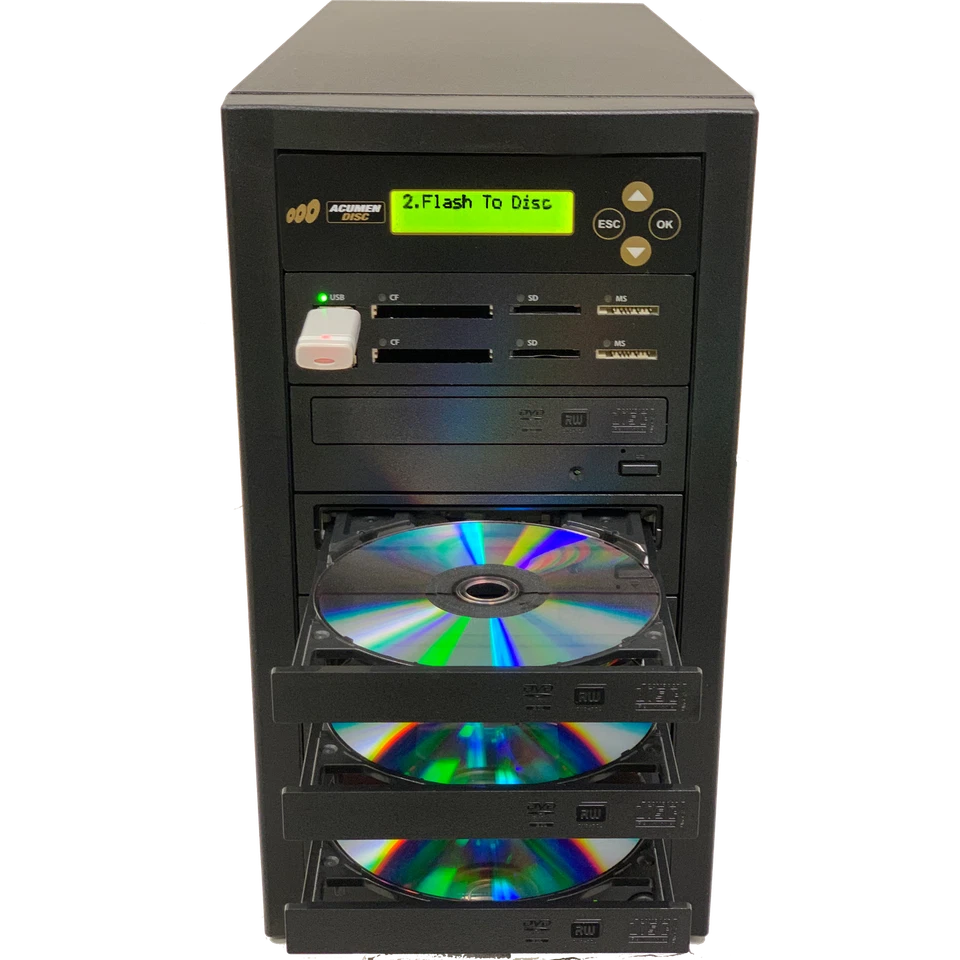 Espejo multimedia ACUMEN PLUS 1 a 2 duplicador - Flash (SD CF MS MMC USB) / DVD Foto 4 de 4