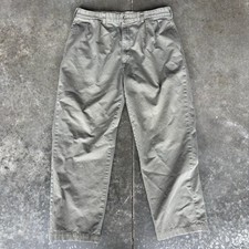 Vintage Polo Ralph Lauren Andrew Pleated Chino Pant Men's 36x30 Olive Green