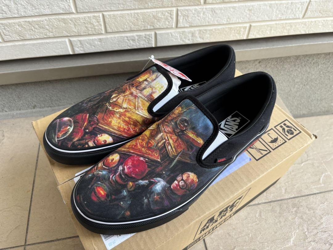 Ellegarden x Vans Slip-On V98CF Elle Blk Red 687689-0001 Ellegarden x Vans Slip-On V98CF Elle Blk Red 687689-0001