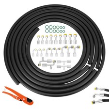 Universal R134a Air Conditioning Hose Kit Wo-ring Fittings Ac Hoses Kit 27pcs Universal R134a Air Conditioning Hose Kit Wo-ring Fittings Ac Hoses Kit 27pcs