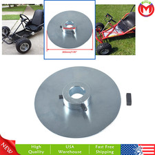 6" Brake Rotor Disc with Hub 1" Bore Go Kart Mini Bike Chopper Cart Silver