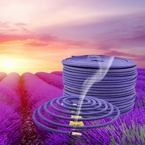 24PCS Lavender Lemongrass Aromatherapy Coils Outdoor Incense Patio Garden Decor - Picture 5 of 6