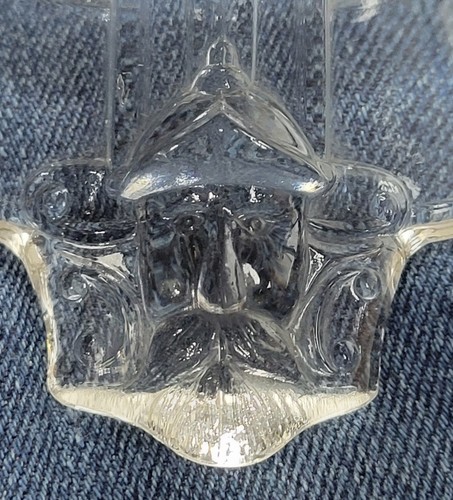 Seltene Hobbs EAPG antike Glas Meisterbeerenschale niedriges Kompott Bartkopf Mängel - Bild 6 von 21
